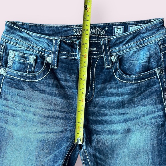 Miss Me Jeans Standard Straight Leg - Size 27 x 33” Inseam - Picture 9 of 12